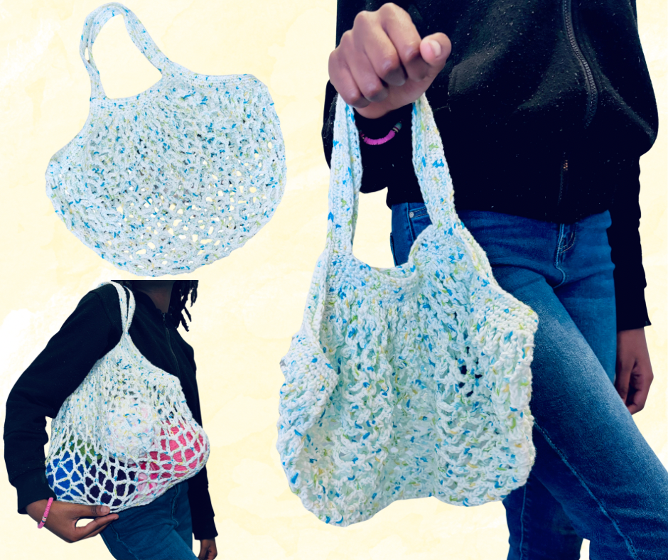 Blue Lemonade Market Bag