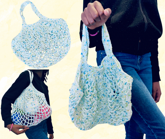 Blue Lemonade Market Bag