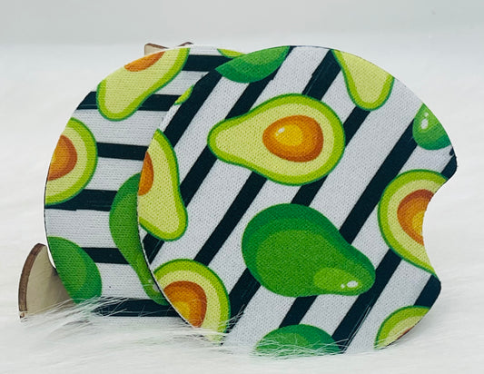 Avocado Car Coaster